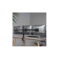 monitoriu laikiklis 100x100 - HiSmart HS082420 Trijų monitorių laikiklis 17-27" Juodas (Black) - 1 nuotrauka