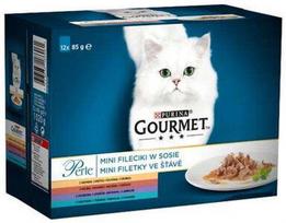 Šlapias kačių maistas Purina Gourmet Perle, žuvis, 0.085 kg