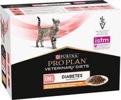 PURINA Pro Plan Veterinary Diets DM St/Ox Diabetes Management - šlapias kačių maistas - 10 x 85 g