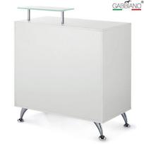baltas darbo stalas - GABBIANO Registratūros stalas Q-0833, baltas (White) - 1 nuotrauka