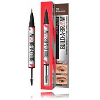 Maybelline Build A Brow 2in1 skystas antakių pieštukas ir gelis - 257 Medium Brown