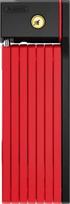Abus uGrip Bordo 5700/100 SH Folding Lock Red