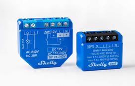 ismanus namas - Shelly 1 Mini Gen3 x2 Išmanioji relė Wi-Fi - 1 nuotrauka