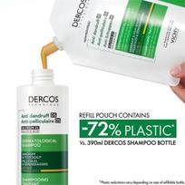 plauku sampunas - Vichy Dercos Anti-Dandruff šampūnas nuo pleiskanų sausiems plaukams 390 ml - 2 nuotrauka