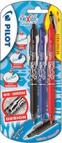 Pilot FriXion Ball Clicker, Juodas (Black), Mėlynas (Blue), Raudonas (Red), 3 vnt.