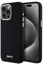 DKNY "Liquid Silicone Small Metal Logo MagSafe Case for iPhone 14 Pro Max" Juodas (Black)