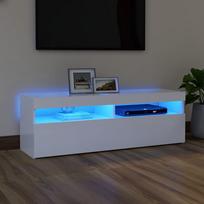 TV staliukas VLX LED 804310, baltas, 1200 mm x 350 mm x 400 mm