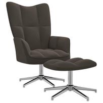 Fotelis VLX Relaxing 328085, tamsiai pilka, 70 cm x 61 cm x 96.5 cm