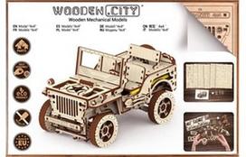 Wooden City Puzzle Jeep 4x4 571pcs