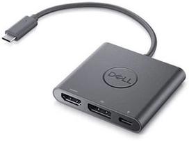 2 usb power adapteris - Dell Adapter USB-C To HDMI/DP With Power Pass-Through - 1 nuotrauka