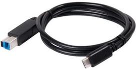usb b c - Club 3D USB 3.1 Gen2 Type-C To Type-B Cable M/M 1m Black - 1 nuotrauka