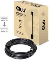 hdmi female hdmi male - Club 3D High Speed HDMI 1.4 HD Extension Cable 5m Black - 1 nuotrauka