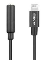 lightning to 3.5mm - Boya BY-K3 3.5mm TRRS To Lightning Adapter 20cm - 1 nuotrauka