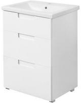 Sanservis Trio-60 Cabinet with Basin Como-60 White 60x80x43cm