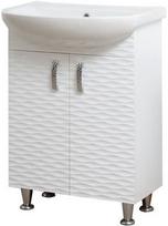 Sanservis 3D-55 Cabinet with Basin Arteko-55 White 55x84.5x44cm