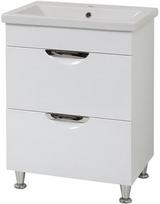 Sanservis Laura 50-2 Cabinet with Basin White 50x80x40cm