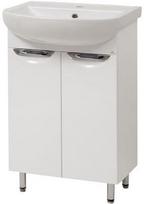 Sanservis Laura-55 Cabinet with Basin White 55x84.5x44cm