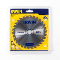 160mm pjovimo diskas - Medžio pjovimo diskas IRWIN 160 mm, 30 dantų, 20/16 mm - 3 nuotrauka