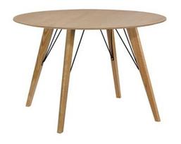 Valgomojo stalas Home4you Helena Oak, 1000x1000x750 mm