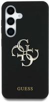 samsung s25 juodas ultra - Guess "Silicone Big 4G Logo Bottom Script Galaxy S25" Pink - 1 nuotrauka