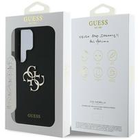 samsung s25 juodas ultra - Guess "Silicone Big 4G Logo Bottom Script Galaxy S25" Pink - 2 nuotrauka