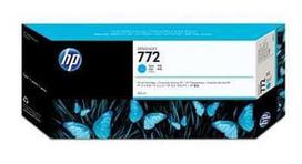 hp 300 kasete - HP 772 Cyan DJ Ink Cart, 300 ml - 1 nuotrauka