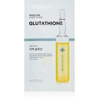 Missha Mascure Glutathione skaistinamoji tekstilinė veido kaukė 28 ml