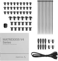 mesh korpusai - DeepCool MATREXX 55 MESH V4 C Juodas (Black) - 3 nuotrauka