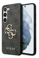 Guess 4G Big Metal Logo dėklas, skirtas Samsung Galaxy A55 - Juodas (Black)