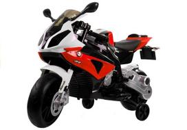 vaikams bmw elektrinis - Elektrinis motociklas vaikams BMW S1000RR, raudonas - 9 nuotrauka