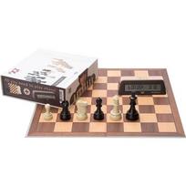 sachmatu figuros - DGT chess starter box brown - 1 nuotrauka