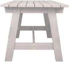 Lauko stalas Folkland Timber Riva White, 178 x 78 x 77 cm