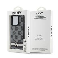 iphone 14 pro deklas odinis - DKNY Odinis Raštinis Metalinis Logo MagSafe Dėklas iPhone 15/14/13 - Juodas (Black) - 2 nuotrauka