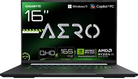 ryzen ai 7 - Gigabyte AERO X16, Ryzen AI 7 350, 32 GB, 1 TB, 16", RTX 5070, Juodas (Black) - 1 nuotrauka