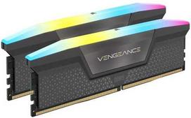Corsair Vengeance RGB, DDR5, 64 GB (2x32 GB), 6000 MHz, Juodas (Black)