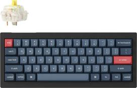 Keychron V4 MAX, Gateron Jupiter Banana Switch, Juodas (Black)