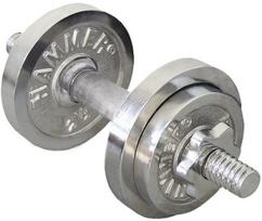 HANTELIS HAMMER DUMBBELL SET 10 KG, CHROMUOTAS (CHROME)