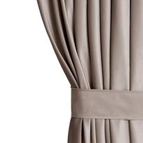 Naktinė užuolaida Restilo Velvet, tamsaus smėlio spalva, 140 cm x 245 cm