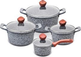 granitas brown - PROMIS GRANITAS puodų rinkinys 4 vnt (16, 20, 24, 28 cm) - 1 nuotrauka