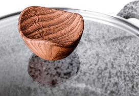 granitas brown - PROMIS GRANITAS puodų rinkinys 4 vnt (16, 20, 24, 28 cm) - 5 nuotrauka