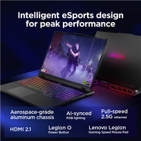 legion 7 pro - Lenovo Legion Pro 7 16" OLED 240Hz Ultra 9 RTX 5080 32GB RAM 2TB SSD juodas - 6 nuotrauka