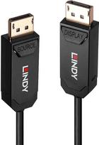 displayport hdmi 4k 60hz - Lindy DisplayPort 1.2 į HDMI 18G Hibridinis Kabelis 20m Juodas (Black) - 1 nuotrauka