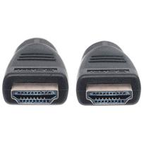 hdmi kabelis 10m - Manhattan Cable HDMI To HDMI With Ethernet Black 10m - 4 nuotrauka