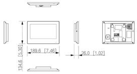 telefonspynes - Vaizdo telefonspynė Dahua Indoor Monitor VTH2621G-WP, juoda - 4 nuotrauka