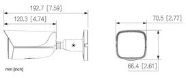 kamera dahua 8mp - NET CAMERA 8MP BULLET/HFW3849E-AS-IL-0280B-B DAHUA | IPC-HFW3849E-AS-IL-0280B-B - 4 nuotrauka