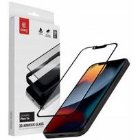 iphone 14 pro ekranas - Crong 3D Armour Glass iPhone 16e Transparent / Black - 1 nuotrauka