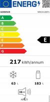 fridge freezer - Gorenje NRKI418EP1 - 2 nuotrauka