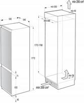 fridge freezer - Gorenje NRKI418EP1 - 3 nuotrauka