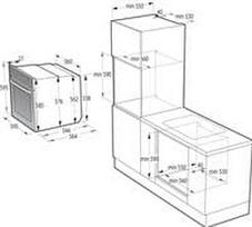 imontuojama orkaite 60cm - Gorenje BOS6737E05DBG - 2 nuotrauka