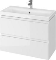 Vonios spintelė CERSANIT MODUO SLIM 80, balta (White)